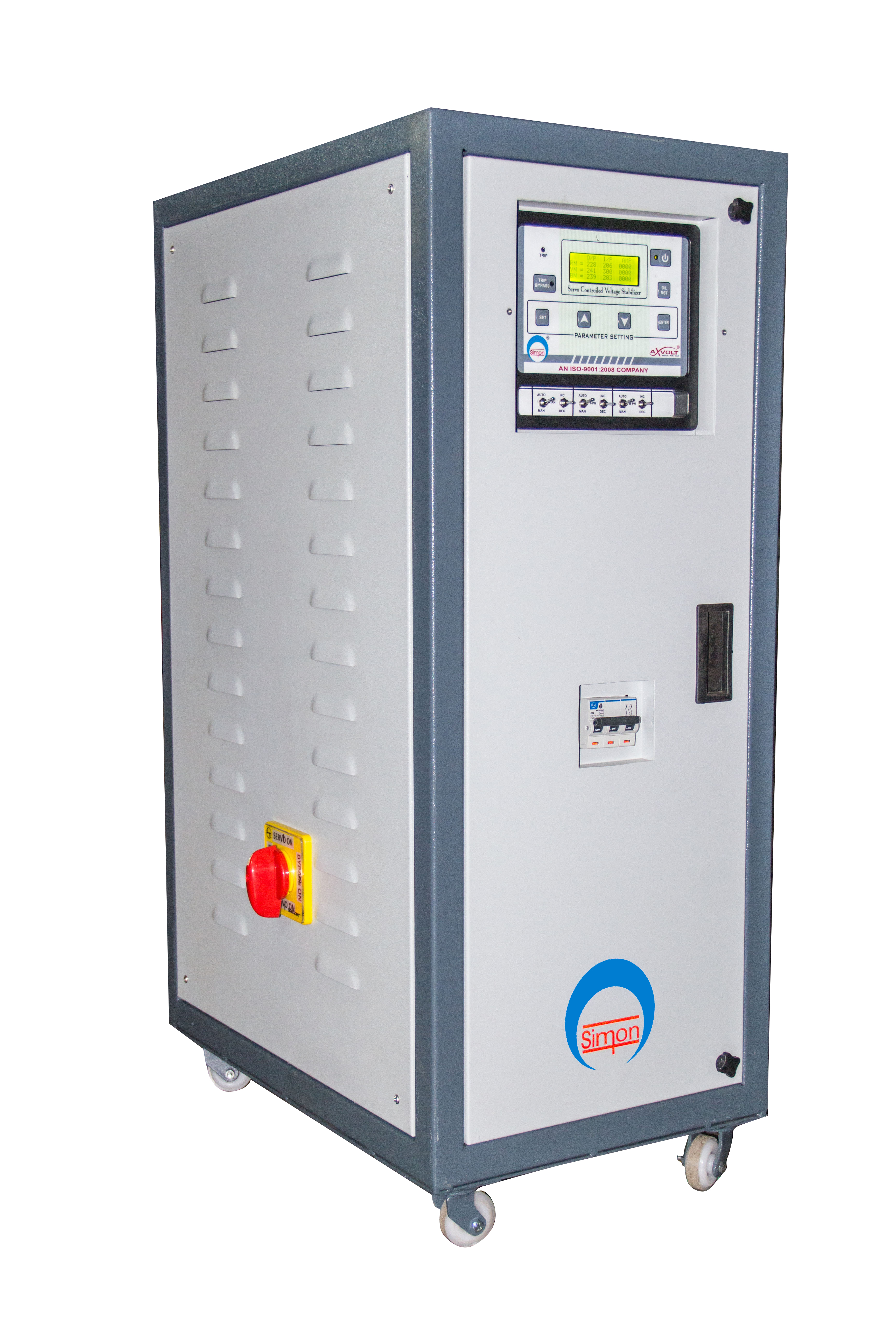 3 PHASE SERVO VOLTAGE STABILIZER (AIR COOLED)